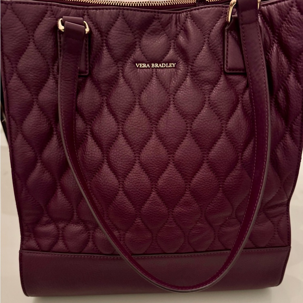 Vera Bradley Ella Tote in Plum